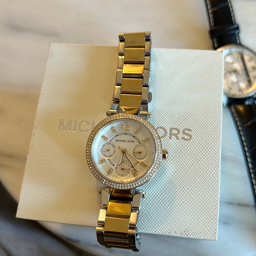 Michael Kors two tone watch